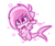 Size: 1200x1000 | Tagged: safe, artist:ashee, oc, oc only, oc:ashee, original species, shark, shark pony, chibi, fangs, simple background, smiling, solo, transparent background