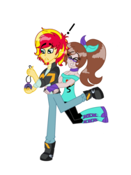 Size: 1200x1600 | Tagged: safe, artist:serennarae, sunset shimmer, equestria girls, g4, my little pony equestria girls: friendship games, equestria guys, male, rule 63, simple background, sunset glare, transparent background