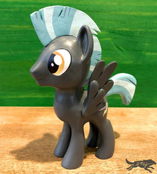 Size: 1024x1131 | Tagged: safe, artist:lostinthetrees, thunderlane, pony, g4, craft, figure, irl, photo, sculpture, solo, traditional art
