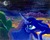 Size: 1024x818 | Tagged: source needed, useless source url, safe, artist:colorsceempainting, princess luna, alicorn, pony, g4, balcony, canvas, cloud, female, mare, moon, night, paint, painting, scenery, solo, stars, traditional art, watermark