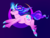 Size: 900x683 | Tagged: safe, artist:skel0sbadlands, starlight glimmer, pony, unicorn, g4, female, frown, glowing horn, horn, mare, purple background, simple background, solo, unshorn fetlocks