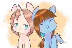 Size: 600x400 | Tagged: artist needed, safe, oc, pony, chibi, cute, female, mare, smiling