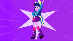 Size: 500x277 | Tagged: safe, twilight sparkle, alicorn, equestria girls, g4, my little pony equestria girls, boots, cute, fake tail, helping twilight win the crown, pony ears, shoes, twiabetes, twilight sparkle (alicorn), wondercolts