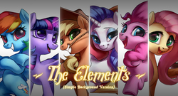 Size: 1200x650 | Tagged: safe, artist:luciferamon, applejack, fluttershy, pinkie pie, rainbow dash, rarity, twilight sparkle, alicorn, pony, g4, art pack, art pack cover, mane six, simple background, twilight sparkle (alicorn), white background