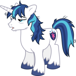 Size: 8196x8204 | Tagged: safe, artist:fruft, shining armor, pony, unicorn, g4, the crystalling, absurd resolution, lidded eyes, male, messy mane, simple background, sleepy, solo, stallion, stubble, tired, transparent background, vector