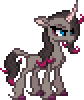 Size: 84x100 | Tagged: safe, artist:botchan-mlp, oleander (tfh), classical unicorn, pony, unicorn, them's fightin' herds, animated, cloven hooves, community related, concave belly, desktop ponies, female, horn, leonine tail, pixel art, simple background, slender, solo, sprite, thin, transparent background, unshorn fetlocks