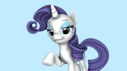 Size: 1920x1080 | Tagged: safe, rarity, pony, g4, 3d, fabulous, female, pose, solo, source filmmaker