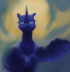 Size: 1200x1239 | Tagged: safe, artist:picturemixture, nightmare moon, alicorn, pony, g4, digital art, female, solo