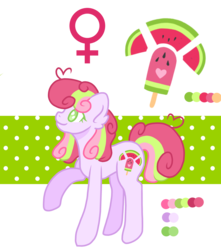 Size: 3024x3416 | Tagged: safe, artist:chococakebabe, oc, oc only, oc:melon stride, earth pony, pony, female, high res, mare, reference sheet, simple background, solo, transparent background