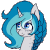 Size: 150x150 | Tagged: safe, artist:chirpy-chi, oc, oc only, oc:bubble lee, oc:imago, changeling, pony, animated, body freckles, bust, changeling oc, cute, cuteling, disguise, disguised changeling, fangs, female, freckles, gif, gif for breezies, glowing horn, horn, mare, picture for breezies, simple background, smiling, solo, transformation, transparent background