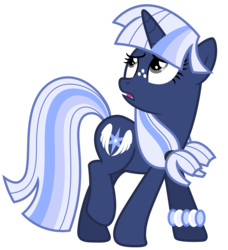 Size: 6229x6834 | Tagged: safe, artist:estories, oc, oc only, oc:silverlay, original species, pony, umbra pony, unicorn, g4, absurd resolution, female, mare, simple background, solo, transparent background, vector