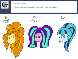 Size: 1746x1322 | Tagged: safe, artist:jake heritagu, adagio dazzle, aria blaze, sonata dusk, comic:aria's archives, equestria girls, g4, bisexual, cigarette, pansexual, the dazzlings