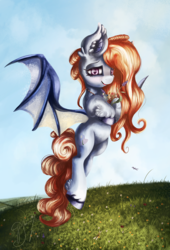 Size: 1358x2000 | Tagged: safe, artist:hagalazka, oc, oc only, pony, solo