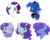 Size: 812x650 | Tagged: safe, artist:belladrawsstuff2004, princess luna, rarity, oc, oc:crystal moon, oc:galactic gem, oc:silent lullaby, g4, bust, ethereal mane, female, freckles, lesbian, magical lesbian spawn, male, mare, offspring, parent:princess luna, parent:rarity, parents:rariluna, ship:rariluna, shipping, simple background, stallion, starry mane, transparent background