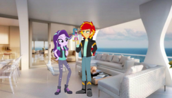 Size: 1500x850 | Tagged: safe, artist:mytri-atari, sonata dusk, starlight glimmer, sunset shimmer, equestria girls, equestria girls specials, g4, my little pony equestria girls: mirror magic, equestria guys, female, male, rule 63, sunset glare