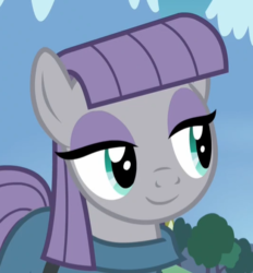 Size: 449x483 | Tagged: safe, screencap, maud pie, earth pony, pony, g4, the maud couple, cropped, cute, female, maudabetes, smiling, solo, when she smiles