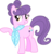 Size: 864x924 | Tagged: safe, artist:jeatz-axl, suri polomare, earth pony, pony, g4, clothes, female, raised hoof, scarf, simple background, smiling, solo, transparent background, vector