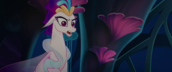 Size: 1920x804 | Tagged: safe, screencap, queen novo, seapony (g4), g4, my little pony: the movie, angry, betrayed, ears back, female, furious, pearl, queen novo is not amused, queen novo's orb, solo, unamused, underwater, yelling