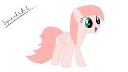 Size: 3840x2160 | Tagged: safe, artist:keksiarts, oc, oc only, oc:springflower, pegasus, pony, digital art, female, gift art, high res, mare, paint tool sai, simple background, solo, transparent background