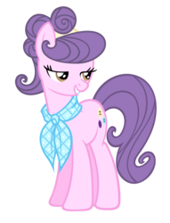 Size: 7400x9700 | Tagged: safe, artist:sofunnyguy, suri polomare, pony, g4, absurd resolution, clothes, female, scarf, simple background, smiling, solo, transparent background