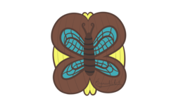 Size: 7680x4320 | Tagged: safe, artist:keksiarts, butterfly, absurd resolution, digital art, no pony, paint tool sai, simple background, transparent background, vector, wood