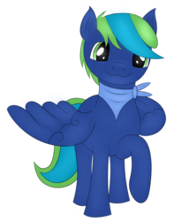 Size: 2328x2954 | Tagged: safe, artist:keksiarts, oc, oc only, pegasus, pony, clothes, digital art, gift art, high res, male, paint tool sai, scarf, simple background, solo, stallion, transparent background