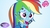 Size: 1280x720 | Tagged: safe, rainbow dash, equestria girls, g4, female, my little pony logo, not salmon, solo, toy channel animations, wat