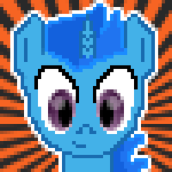 Size: 2000x2000 | Tagged: safe, artist:deployerfullgeek, oc, oc only, oc:deployerfullgeek, pony, happy, high res, pixel art, solo