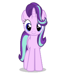 Size: 895x996 | Tagged: safe, edit, starlight glimmer, pony, g4, animated, female, simple background, solo, spinning, transparent background, you spin me right round