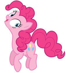 Size: 6372x7000 | Tagged: safe, artist:estories, pinkie pie, earth pony, pony, g4, absurd resolution, female, simple background, solo, transparent background, vector