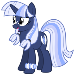 Size: 6719x6569 | Tagged: safe, artist:estories, oc, oc only, oc:silverlay, original species, pony, umbra pony, unicorn, g4, absurd resolution, female, mare, simple background, solo, transparent background, vector