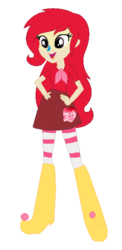 Size: 288x590 | Tagged: safe, artist:tuffyfans198, equestria girls, g4, clothes, equestria caballeros, ren and stimpy, rule 63, simple background, solo, stimpy j cat, transparent background