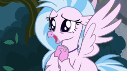 Size: 600x338 | Tagged: safe, screencap, silverstream, classical hippogriff, hippogriff, g4, school daze, animated, cute, diastreamies, female, mirrored, mirrored image, stairs, that hippogriff sure does love stairs