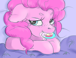 Size: 1884x1440 | Tagged: safe, artist:kittytitikitty, pinkie pie, earth pony, pony, g4, bedroom eyes, candy, drool, female, food, lollipop, solo