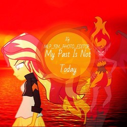 Size: 576x576 | Tagged: safe, sunset shimmer, equestria girls, g4, my little pony equestria girls, my little pony equestria girls: rainbow rocks, my past is not today, ocean, sunset satan, water