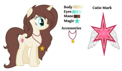 Size: 3032x1768 | Tagged: safe, artist:cindystarlight, oc, oc only, oc:annabelle, pony, unicorn, female, jewelry, mare, necklace, reference sheet, simple background, solo, standing, transparent background