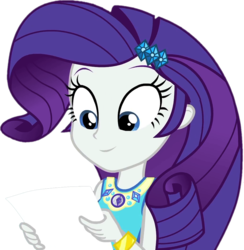 Size: 1032x1056 | Tagged: safe, artist:thebarsection, rarity, equestria girls, g4, my little pony equestria girls: better together, clothes, female, paper, simple background, solo, test, transparent background