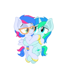 Size: 4331x5006 | Tagged: safe, anonymous artist, oc, oc only, oc:azure lightning, oc:cyan lightning, absurd resolution, brother and sister, colt, cuddling, cyancest, female, fetish, filly, foal, glasses, hoof fetish, hoof polish, hoof sucking, hug, incest, male, nail polish, shipping, siblings, simple background, straight, transparent background
