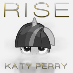 Size: 800x800 | Tagged: dead source, safe, artist:birthofthepheonix, artist:penguinsn1fan, twilight sparkle, pony, unicorn, g4, album, album cover, cover, female, katy perry, mare, parody, ponified, ponified album cover, rise (song), solo, song reference, water