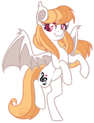 Size: 680x894 | Tagged: safe, artist:jadeyhooves, oc, oc only, oc:allegra lifeblood, bat pony, pony, base used, female, mare, rearing, simple background, solo, transparent background