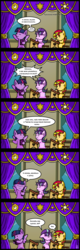 Size: 1654x5166 | Tagged: safe, artist:mangameister, edit, starlight glimmer, sunset shimmer, twilight sparkle, alicorn, pony, g4, comic, counterparts, cyrillic, puppet, russian, translation, twilight sparkle (alicorn), twilight's counterparts