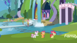 Size: 1920x1080 | Tagged: safe, edit, edited screencap, screencap, apple bloom, big macintosh, dj pon-3, maud pie, princess ember, scootaloo, starlight glimmer, sugar belle, sweetie belle, thorax, twilight sparkle, vinyl scratch, alicorn, changedling, changeling, dragon, earth pony, pegasus, pony, unicorn, g4, season 8, animated, couple, eye contact, female, filly, holding hooves, implied kissing, joke, king thorax, looking at each other, male, mare, meme, misleading thumbnail, no sound, ship:sugarmac, shipping, stallion, straight, twilight sparkle (alicorn), webm, zoomed in