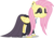 Size: 3165x2199 | Tagged: safe, artist:frownfactory, fluttershy, pegasus, pony, fake it 'til you make it, .svg available, clothes, dress, ear piercing, earring, eyeshadow, female, fluttergoth, goth, jewelry, makeup, piercing, simple background, solo, svg, transparent background, vector, wings
