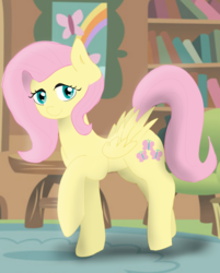 Size: 1600x1994 | Tagged: safe, artist:c0pter, fluttershy, pegasus, pony, g4, solo