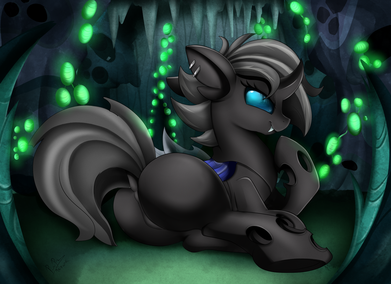 artist:pridark, oc, oc only, oc:625, changeling, adorasexy, bugbutt, butt, changeling...