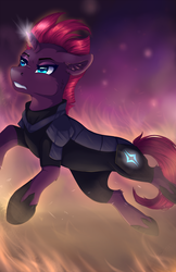 Size: 2750x4250 | Tagged: safe, artist:serenity, tempest shadow, pony, unicorn, g4, my little pony: the movie, armor, broken horn, eye scar, female, horn, mare, scar