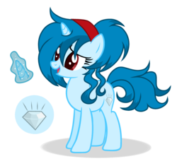 Size: 1024x935 | Tagged: safe, artist:mintoria, oc, oc only, oc:stardust, pony, unicorn, cutie mark, female, mare, simple background, solo, transparent background