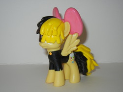 Size: 4000x3000 | Tagged: safe, artist:silverband7, songbird serenade, pony, g4, my little pony: the movie, clothes, craft, high res, irl, photo, sculpture, solo, traditional art