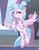 Size: 311x395 | Tagged: safe, screencap, silverstream, classical hippogriff, hippogriff, g4, my little pony: friendship is magic, school daze, cropped, eyes closed, female, flying, solo