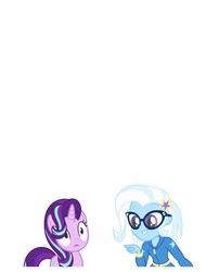 Size: 3106x4096 | Tagged: safe, starlight glimmer, trixie, best trends forever, best trends forever: twilight sparkle, equestria girls, g4, my little pony equestria girls: better together, glasses